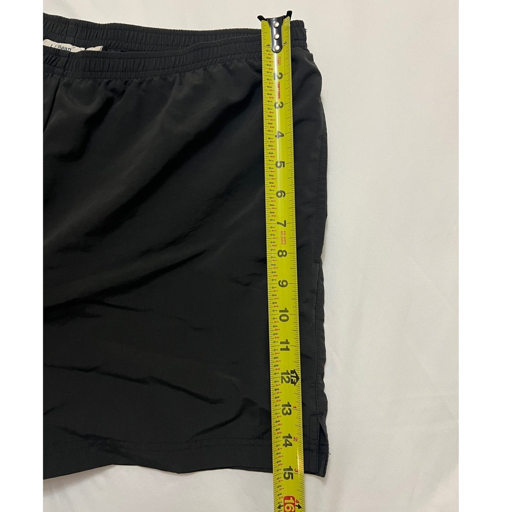 L.L. Bean Mens Black Running Shorts‎ Size Large Lightweight Athletic Gym Workout - Picture 4 of 10
